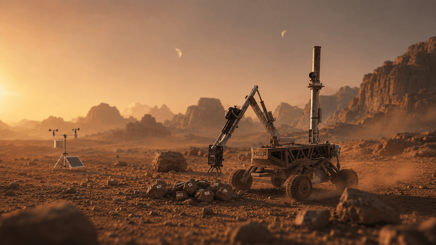 Mars Rover Background